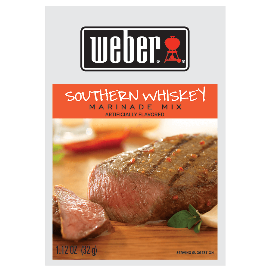 Weber Southern Whiskey Marinade Mix 1.12 oz (pack of 4)