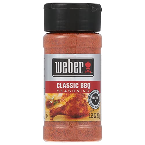 Weber Classic BBQ Seasoning, 3.25 Ounce Shaker