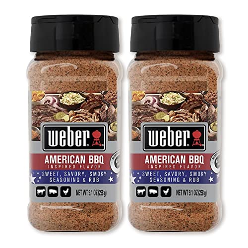 Weber American BBQ Seasoning 9.1 oz - Pack of 2
