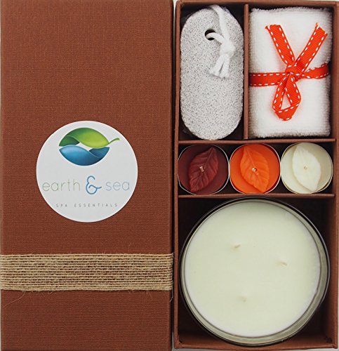 Earth & Sea Spa Essentials Aroma Candle Gift Set