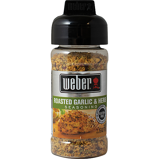 Weber Roasted Garlic Herb Seasoning, 2.75 Shaker