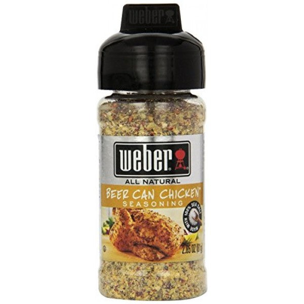 Weber Seasoning, Beer Can Chicken, 2.85 Ounce Jar (3 Pack)