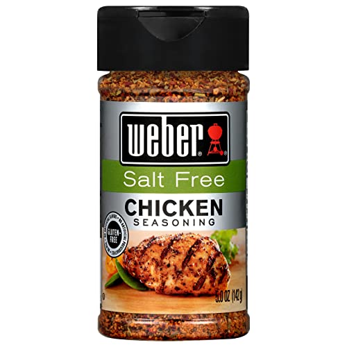 Weber Salt Free Chicken Seasoning, 5 Ounce Shaker