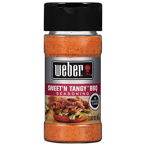 Weber Sweet'n Tangy BBQ Seasoning, 3 Ounce Shaker