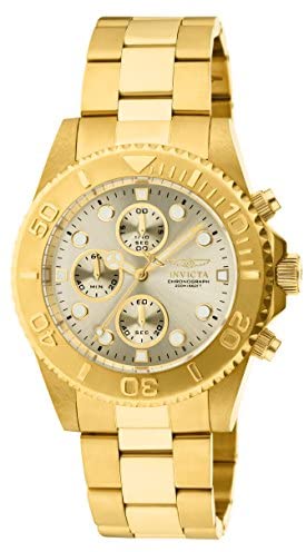 Invicta Men's 1774  Pro-Diver Collection 18k Gold Ion-Plated Stainless Steel Watch
