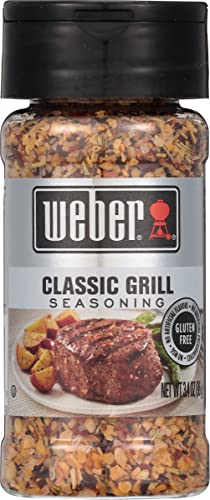Weber Classic Grill Seasoning, 3.4 Ounce Shaker