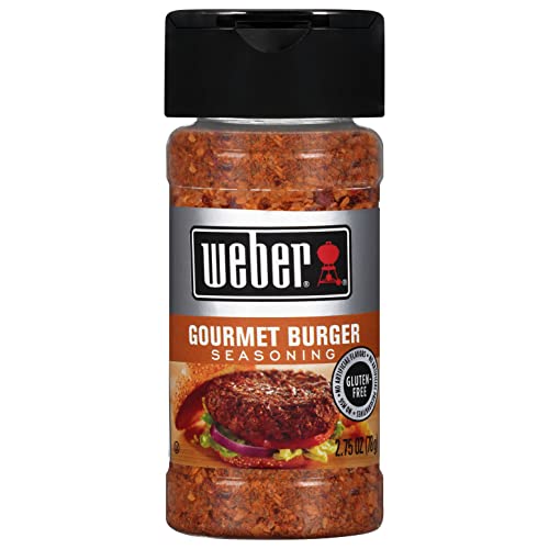 Weber Gourmet Burger Seasoning, 2.75 Ounce Shaker