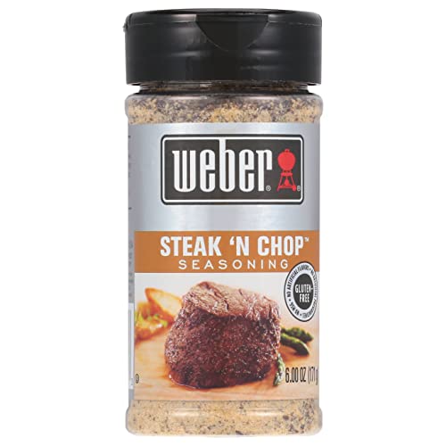 Weber Steak 'n Chop Seasoning, 6 Ounce Shaker