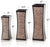 Dublin Decorative Vase Set of 3 in Gift Box, Durable Resin Flower Vase Set Decor, Rustic Decorated Dining Table Centerpiece Vases Home Accents for Living Room, Bedroom, Kitchen & More (Brown)