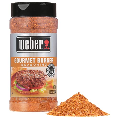 Weber Gourmet Burger Seasoning, 12.5 Ounce Shaker