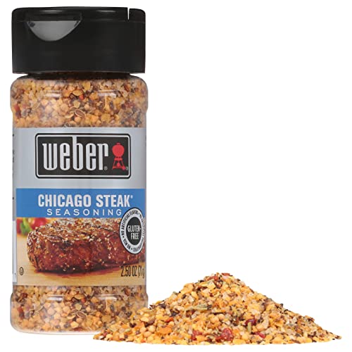 Weber Chicago Steak Seasoning, 2.5 Ounce Shaker (Pack of 3)