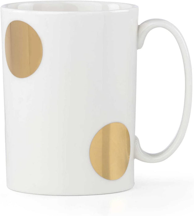 kate spade new york Uncorked Large Gold Dot Mug