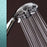 AquaDance Chrome Giant 5" 6-Setting High Pressure Hand Held Head with Hose for Ultimate Shower Spa Officially Independently Tested to Meet Strict US Quality & Performance Standards