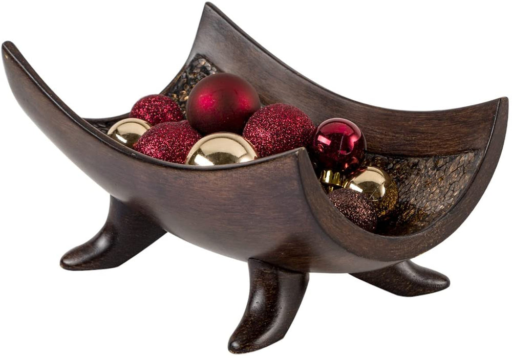 Creative Scents Schonwerk Decorative Centerpiece Bowl - Coffee Table Decor for Living Room - Centerpiece Dining Room Table Decorations for Home Decor - Mantle House Decor