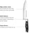 Emojoy Knife Set, 18-Piece Kitchen Knife Set with Block Wooden, Manual Sharpening for Chef Knife Set, German Stainless Steel