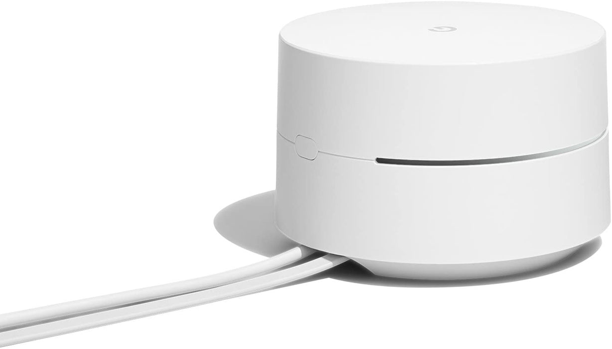 Google WiFi System, 1-Pack - Router Replacement for Whole Home Coverage - NLS-1304-25,white