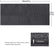 ITSOFT Non Slip Shaggy Chenille Bath Mat for Bathroom Rug Water Absorbent Carpet 21 x 34 Inches Charcoal Gray
