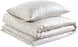AmazonBasics Organic Sateen Cotton Duvet Comforter Cover Set, King
