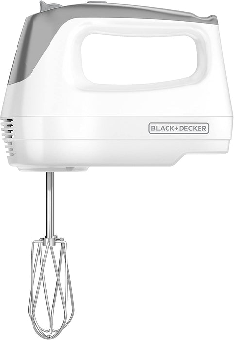 BLACK+DECKER Lightweight Hand Mixer, White,  MX1500W