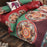 Floral Duvet Cover Set, Full Size Bedding Sets Soft Luxury 3D Red Rose Microfiber Comforter Cover, Bohemian Romantic Quilt Cover with Zipper Closure (Black Red, 3pcs