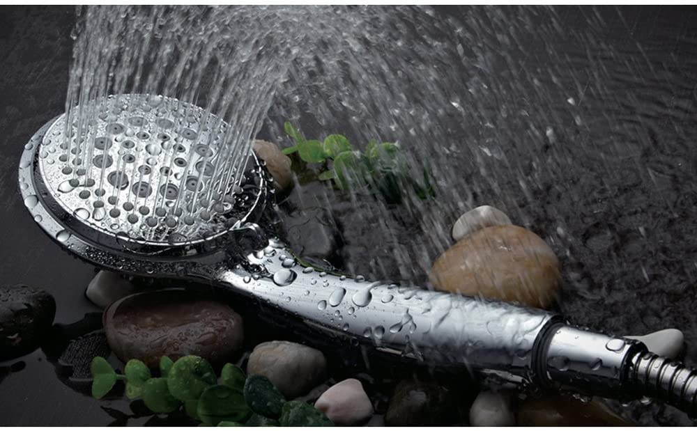 DreamSpa 3-way 8-Setting Rainfall Shower Head and Handheld Shower Combo (Chrome). Use Luxury 7-inch Rain Showerhead or 7-Function Hand Shower for Ultimate Spa Experience!
