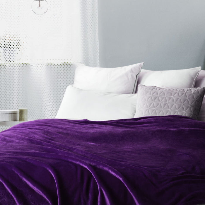 Bedsure Fleece Blanket Twin Size Grey Lightweight Super Soft Cozy Luxury Bed Blanket Microfiber