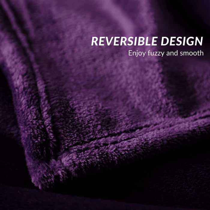 Bedsure Fleece Blanket Twin Size Grey Lightweight Super Soft Cozy Luxury Bed Blanket Microfiber