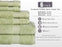 ISABELLA CROMWELL 100% Cotton 700 GSM Towels Set 6-Piece 2 Bath Towels 2 Hand Towels 2 WashCloths Zero Twist Extra Soft Highly Absorbent Luxury Hotel Spa Quality - Light Blue