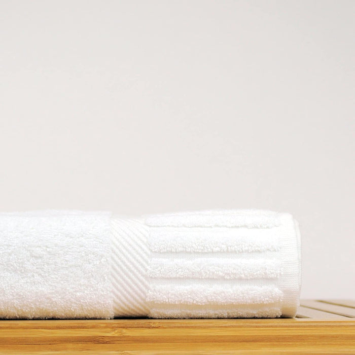 Chakir Turkish Linens Luxury Hotel & Spa Turkish Cotton Piano (White, Bath Towel-Set of 4)
