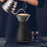asobu Black Insulated Pour Over Coffee Maker (32 oz.) Double-Wall Vacuum, Stainless-Steel Filter, Stays Hot Up to 12 Hours