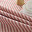 ColorBird Stripe Tassel Tablecloth Cotton Linen Dust-proof Table Cover for Kitchen Dinning Tabletop Decoration (Rectangle/Oblong, 55 x 102Inch
