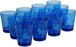Certified International Cobalt Blue 15 oz Acrylic Double Old Fashion Drinkware (Set of 12), Cobalt Blue
