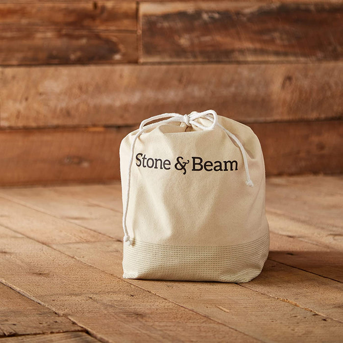 Amazon Brand – Stone & Beam Traditional Pinstripe Duvet Comforter Cover, King
