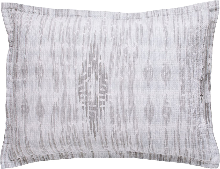 Amazon Brand – Rivet Modern Ikat Duvet Cover Bedding Set, 100% Cotton, Easy Care, King