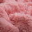 DaDa Bedding Luxury Throw Blanket - Lap Fluffy Cuddly Rose Buds Soft Faux Fur Sherpa - Warm Plush Textured for Lap or Sofa - Bright Vibrant Blushing Rosey Baby Pink & White - 50" x 60"