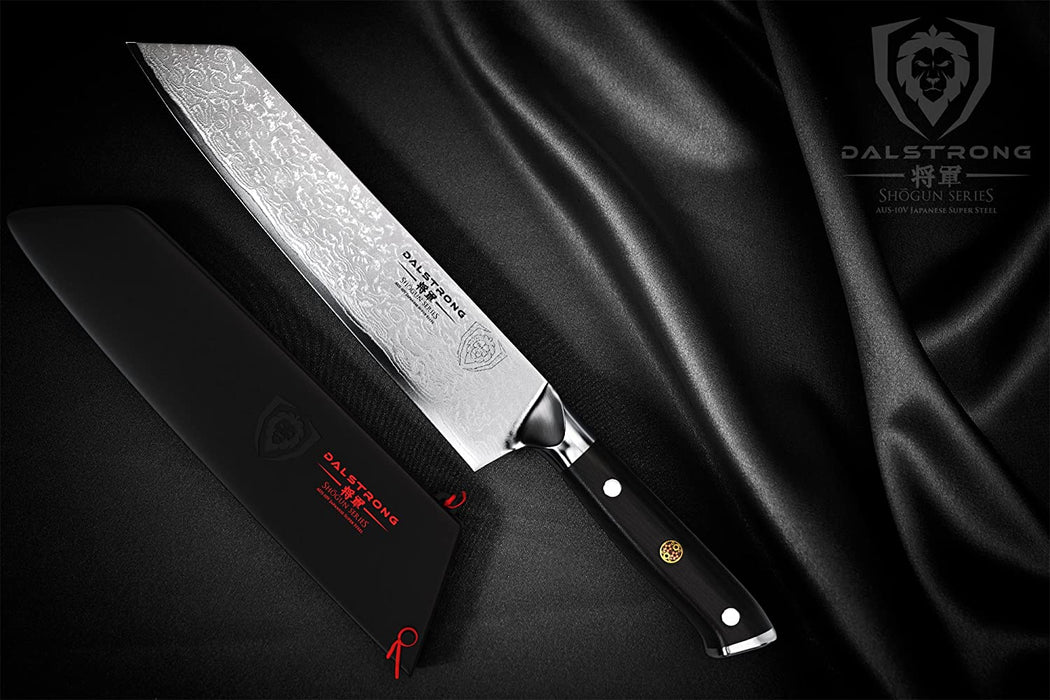 DALSTRONG Kiritsuke Chef Knife - Shogun Series - Damascus - Japanese AUS-10V Super Steel - 8.5" (216 mm) - Sheath