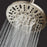 AquaDance Oil Rubbed Bronze High Pressure 6-Setting 7" Rain Shower Head – Angle Adjustable, Anti-Clog Showerhead Jets
