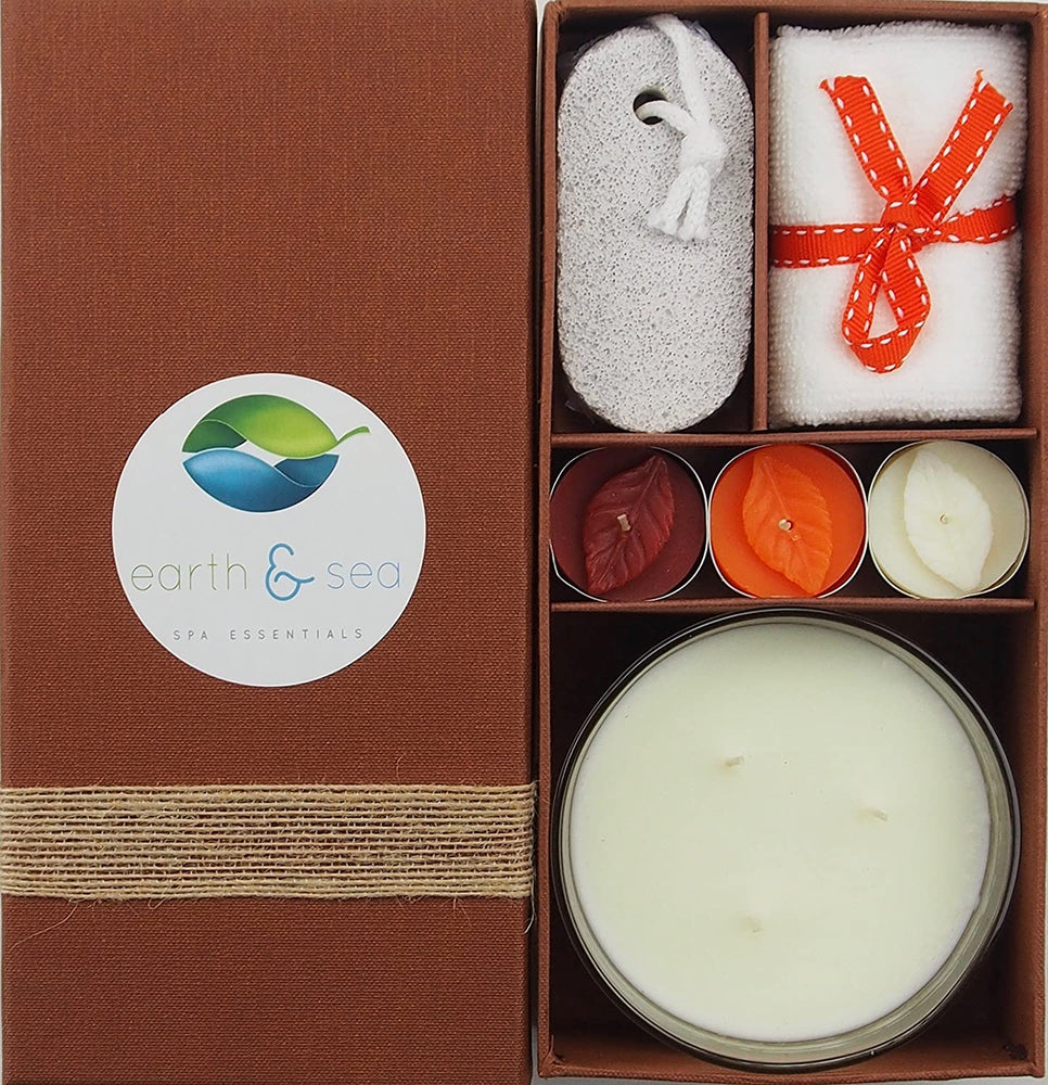 Earth & Sea Spa Essentials Aroma Candle Gift Set